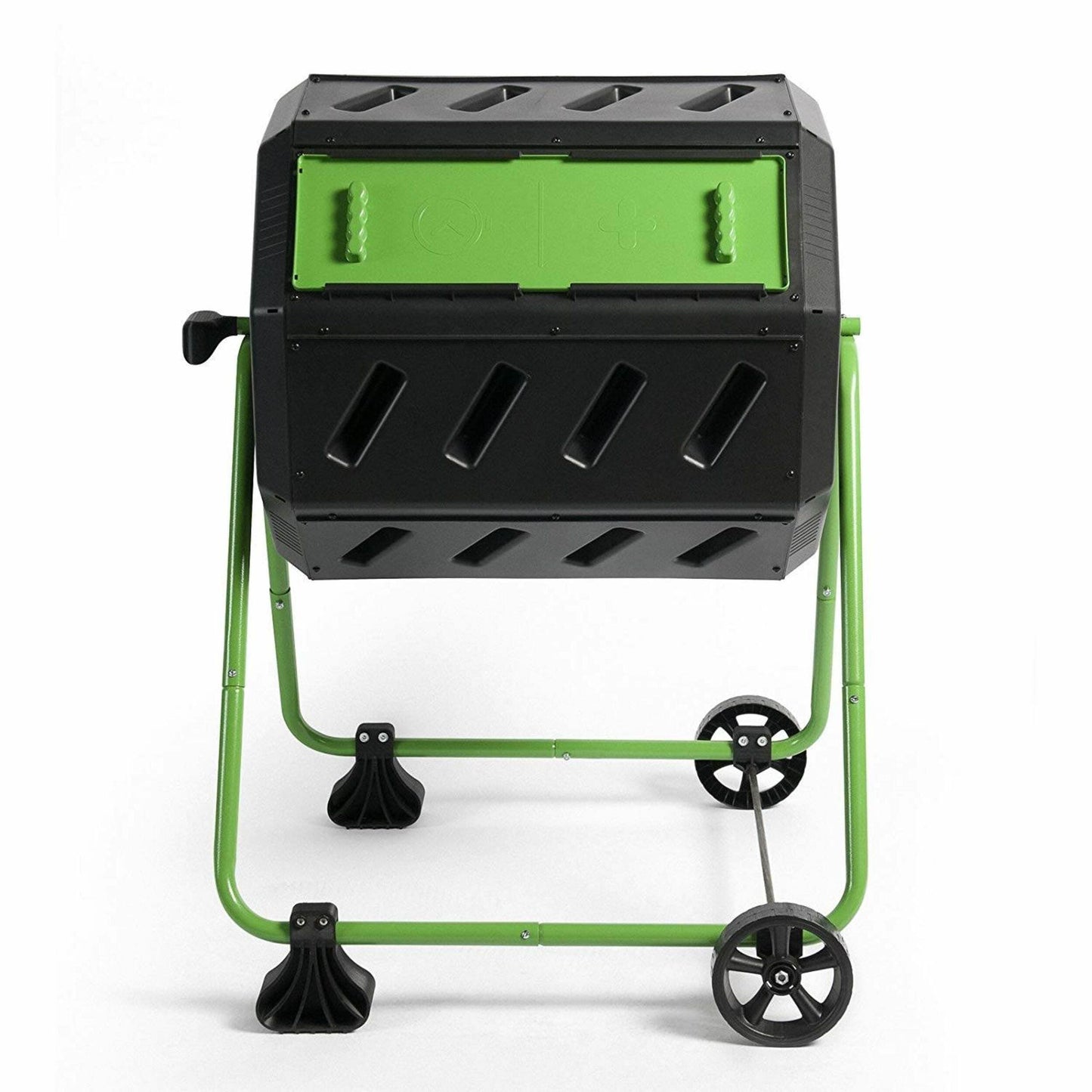 FCMP Outdoor 5 Cu. Ft. Tumbler Composter with Dual Chamber Design, Snap Lid, Outdoor Use, Multiple Colors/Finishes 119305