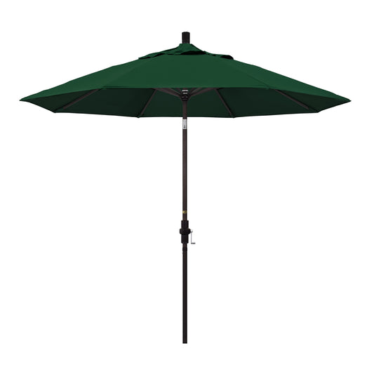 California Umbrella 9-Feet Aluminum Green Market Patio Umbrella