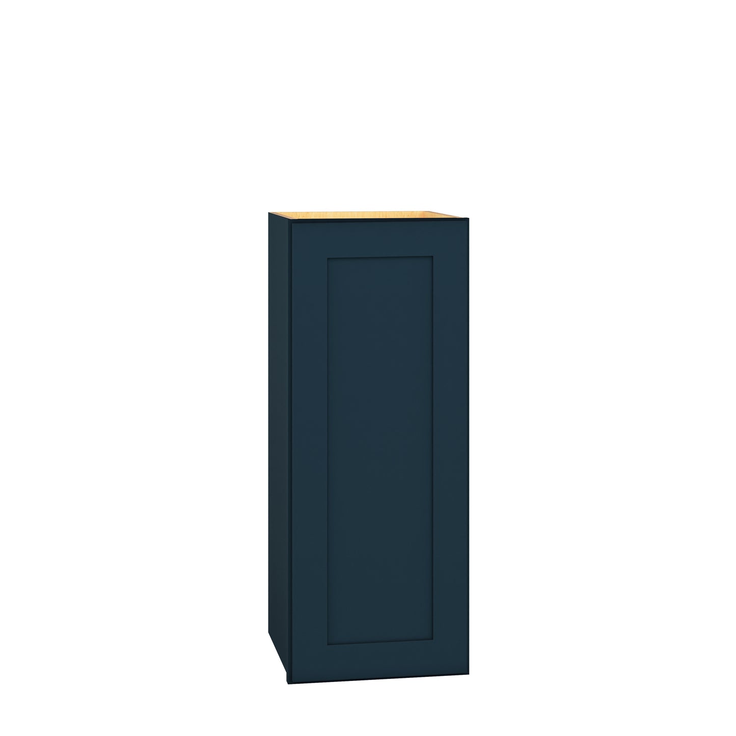 Diamond Express Jamestown 12-in W x 30-in H x 12-in D Regatta Blue Wall Fully assembled Plywood Cabinet Recessed Panel Shaker