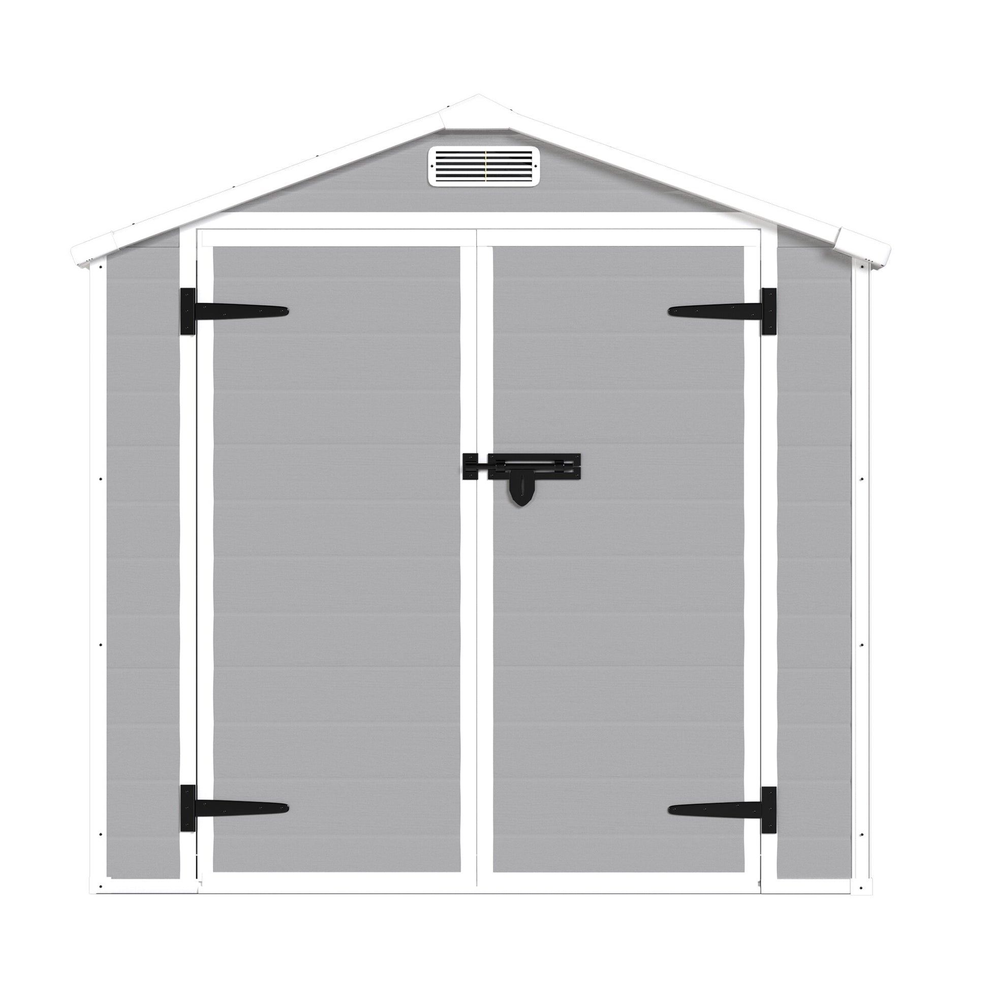 Maocao Hoom 4.4-Feet x 6-Feet Gable Resin Storage Shed (Floor Included)