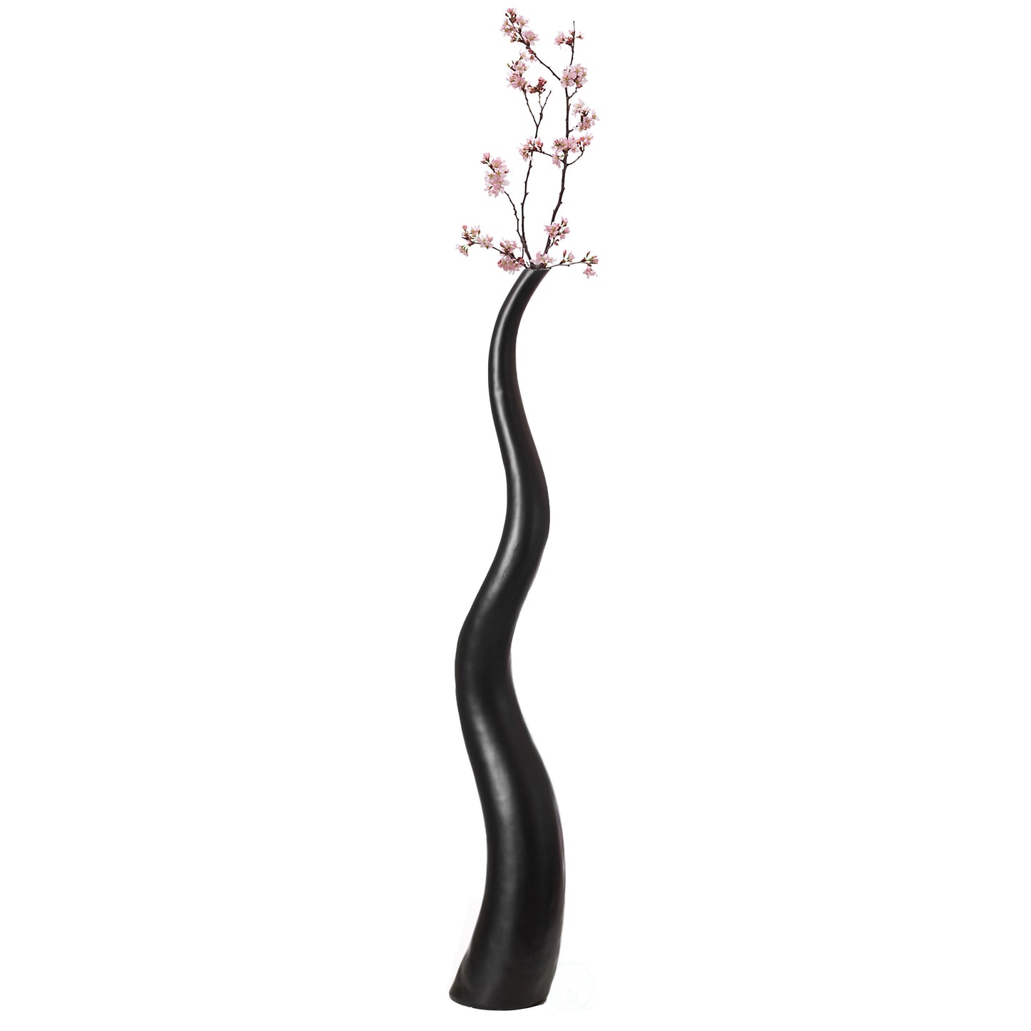 Uniquewise Black Ceramic Modern Vase