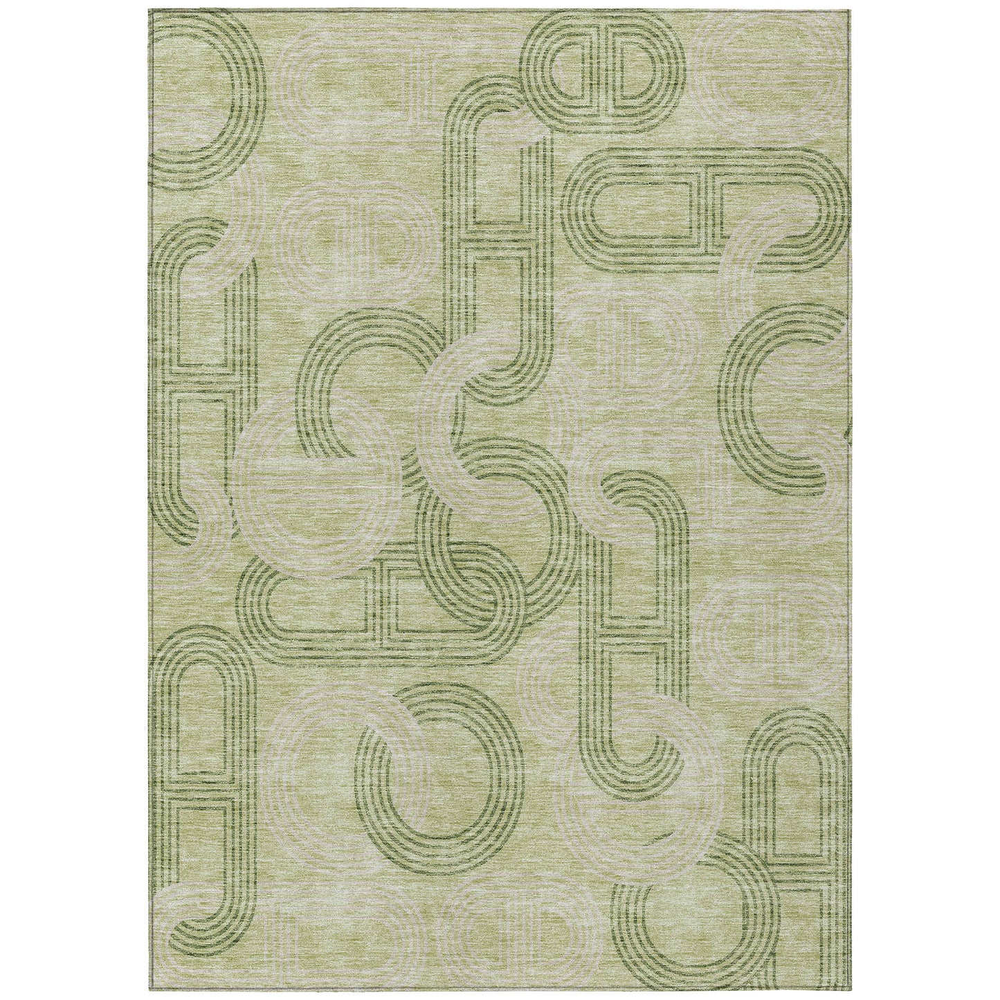 Addison Rugs Chantille ACN967AL 9 x 12 (ft) Loomed Aloe Rectangular Indoor/Outdoor Machine washable Pet Friendly Area rug