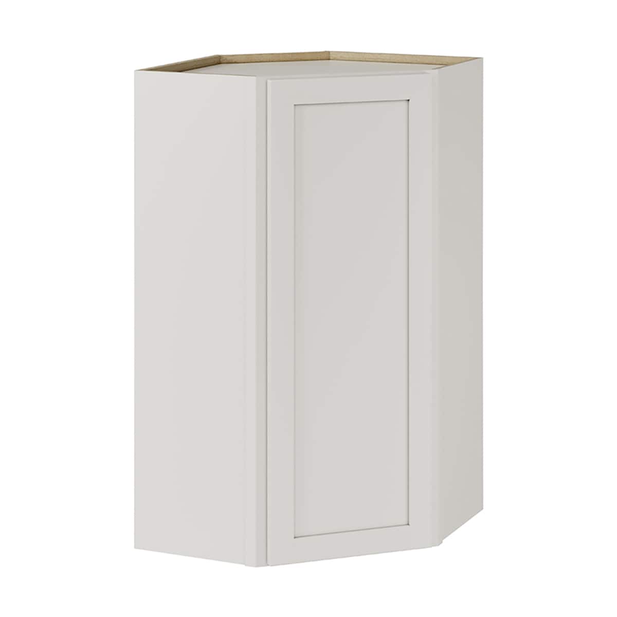 Whalen CLICK-IT Windsor Lane 24-in W x 42-in H x 24-in D Light Gray Birch Diagonal Corner wall Ready to assemble (RTA) Plywood Cabinet Raised Panel