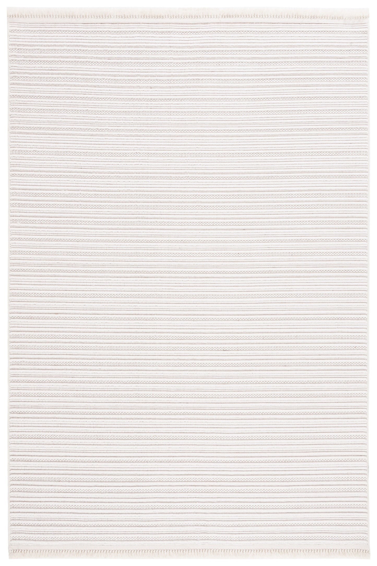 Safavieh 9 x 12 (ft) Loomed Ivory Rectangular Indoor Stripe Mid-Century Modern Pet Friendly Area rug
