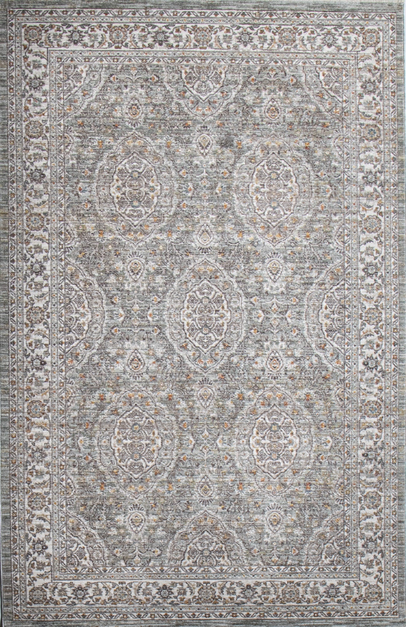 Bashian Legacy 9 x 12 (ft) Sage Rectangular Indoor Geometric Area rug