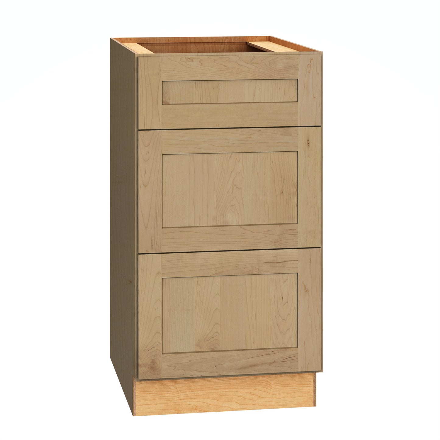 Diamond Express Jamestown 18-in W x 34.5-in H x 24-in D Coastline 3 -Drawers Drawer Base Fully assembled Plywood Cabinet (Recessed Panel Shaker)