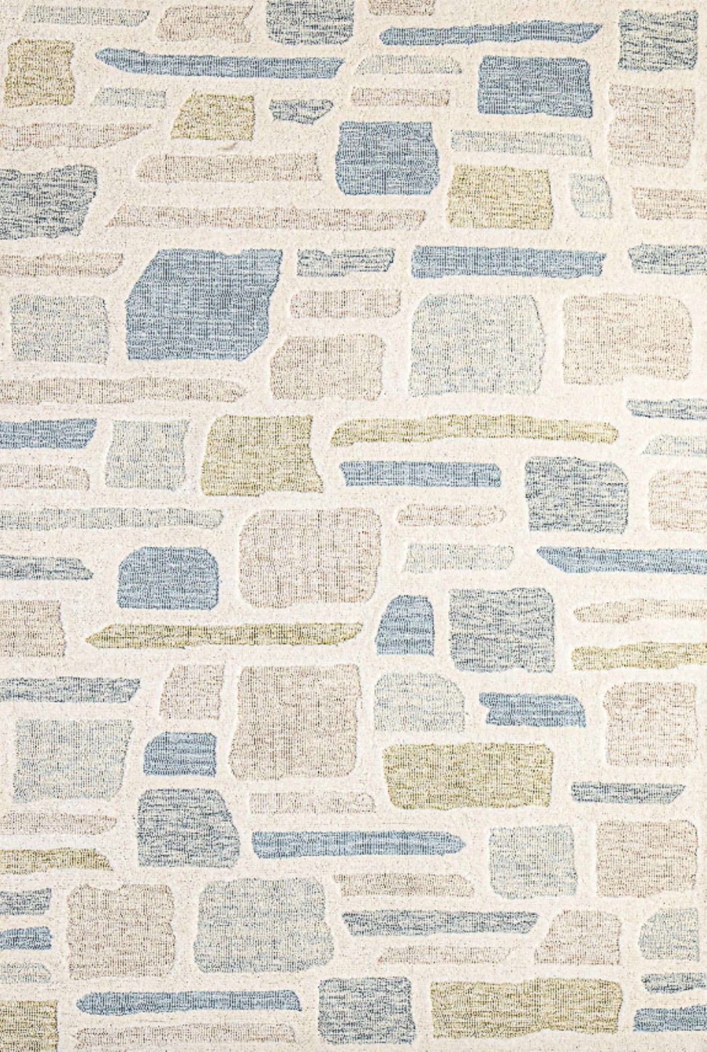 Bashian Verona 5 x 8 (ft) Wool Multi Rectangular Indoor Geometric Area rug