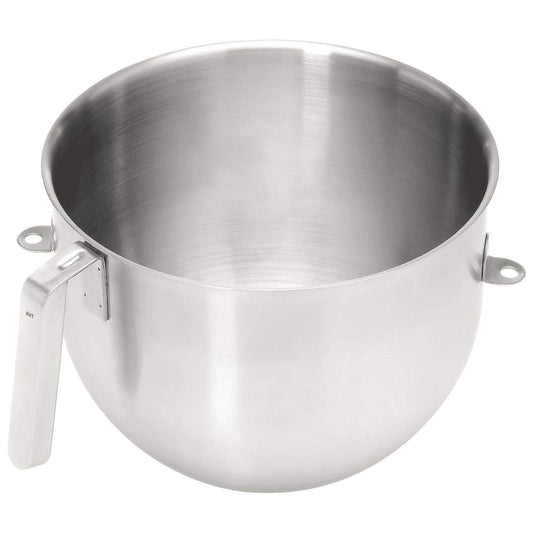 KitchenAid KSMC8QBOWL 8-Quart Mixing Bowl with J Hook Handle, Stainless Steel, NSF, 8quarts