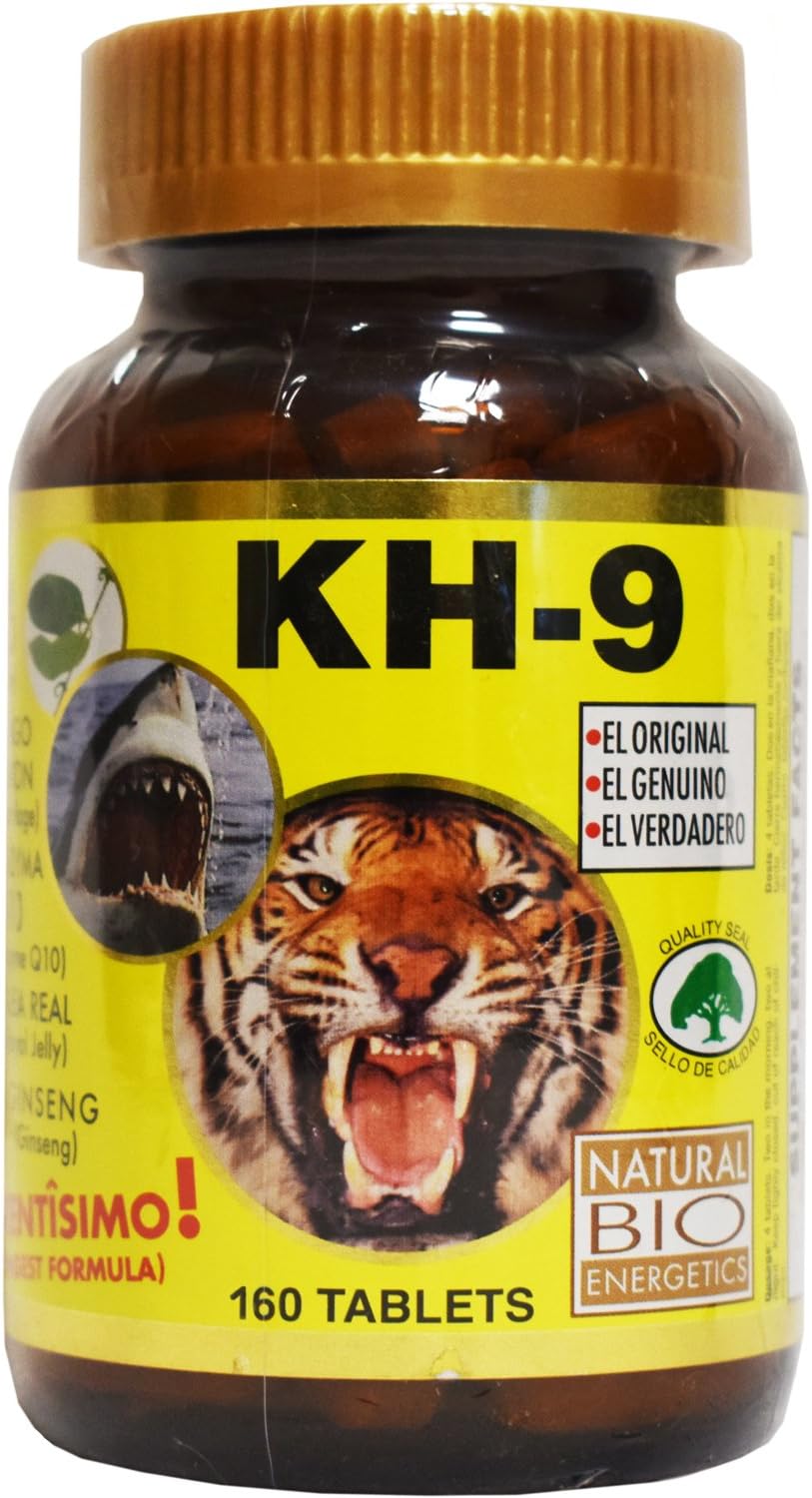Kh 9 Multivitamin Tablets Natural Bio Energetics Mineral Herb Amino Enzymes (160 Tablets)