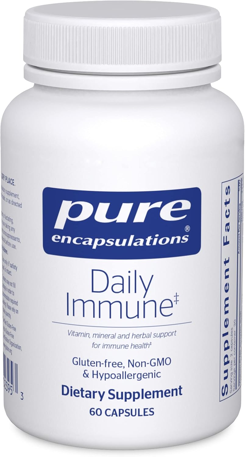 Pure Encapsulations Daily Immune | Comprehensive Immune Formula with Vitamin, Mineral, and Herbal Support | 60 Capsules*