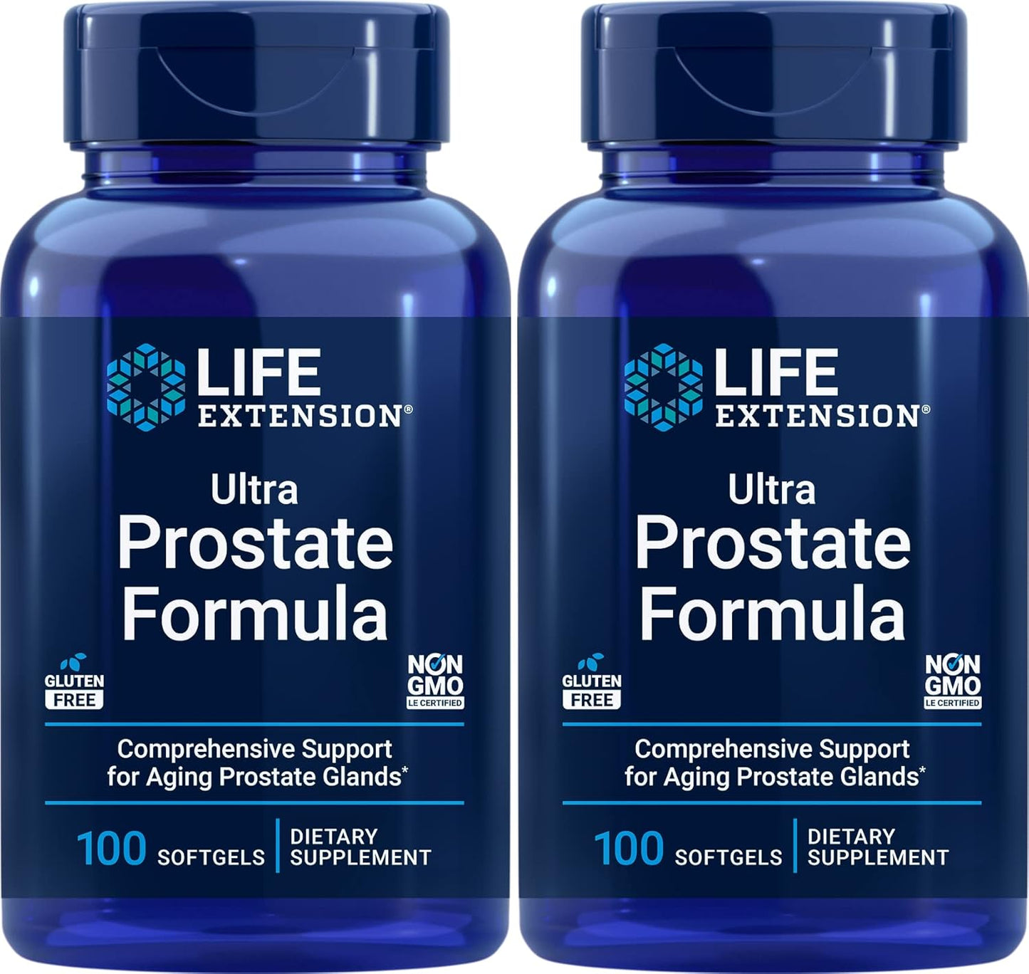 Life Extension Ultra Prostate Formula, 100 Softgels (Pack of 2) - Natural Supplement for Men