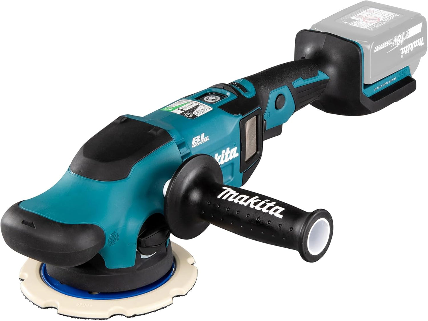 Makita DPO600Z 18V Li-Ion LXT Brushless Random Orbit Polisher - Batteries and Charger Not Included