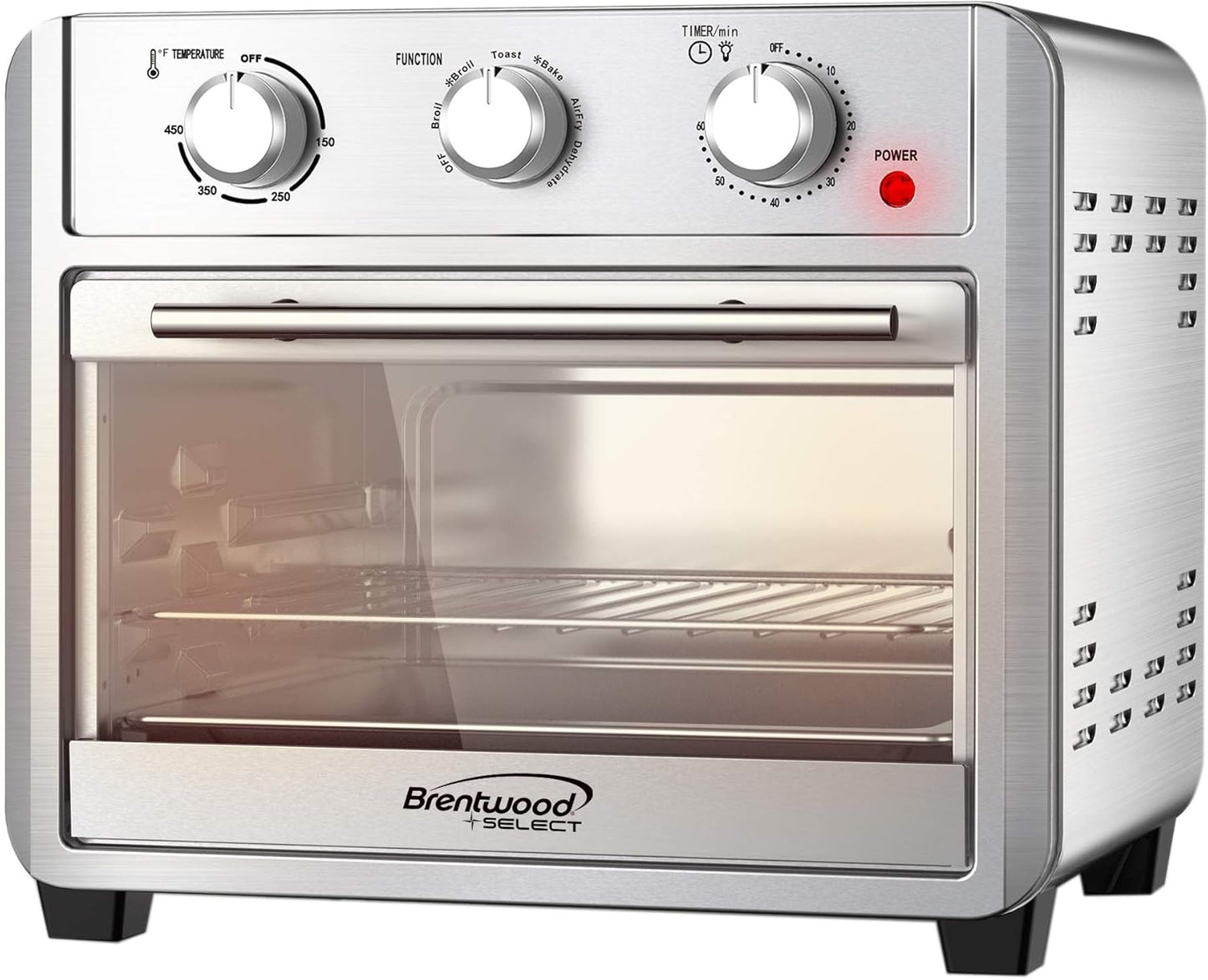 Brentwood Select AF-2410S air Fryer, standard, Silver