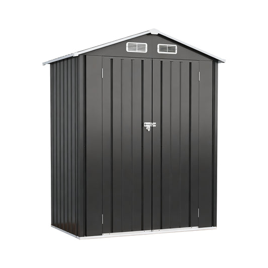Mondawe 5-ft x 3-ft Galvanized steel Metal Storage Shed