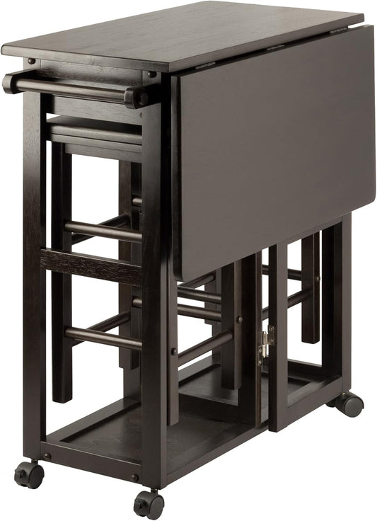 Winsome Suzanne Space Saver Set, for Kitchen, 33", Coffee