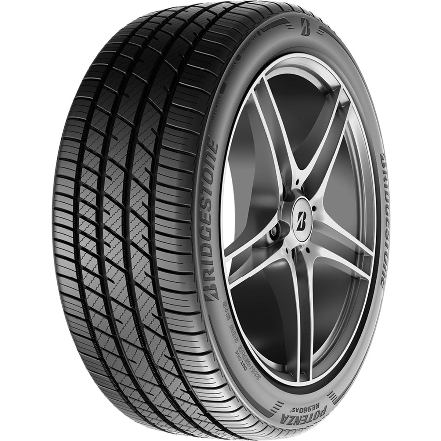 Bridgestone Potenza RE980AS+ Performance 225/50R18 95W Passenger Tire
