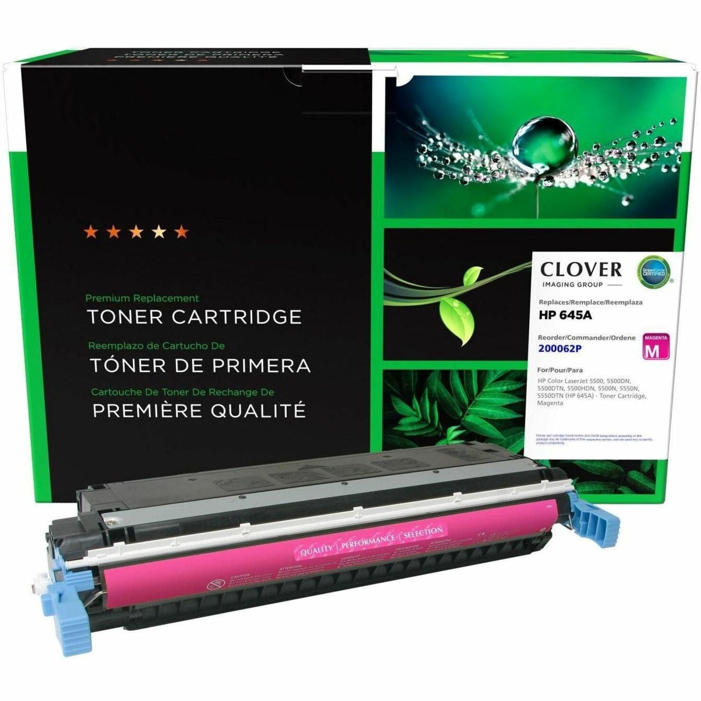 Remanufactured Clover Imaging Toner - Reman 5500 Toner Magenta for HP - Magenta