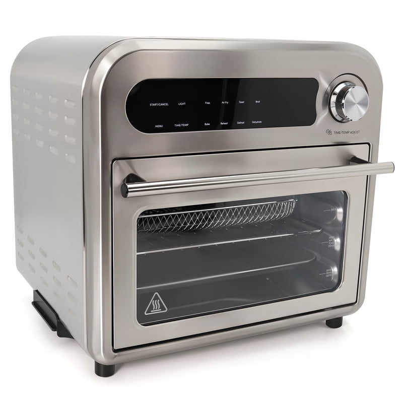 Elite Cuisine EAF0510 Infinite-Use Air Fryer Oven, Stainless Steel