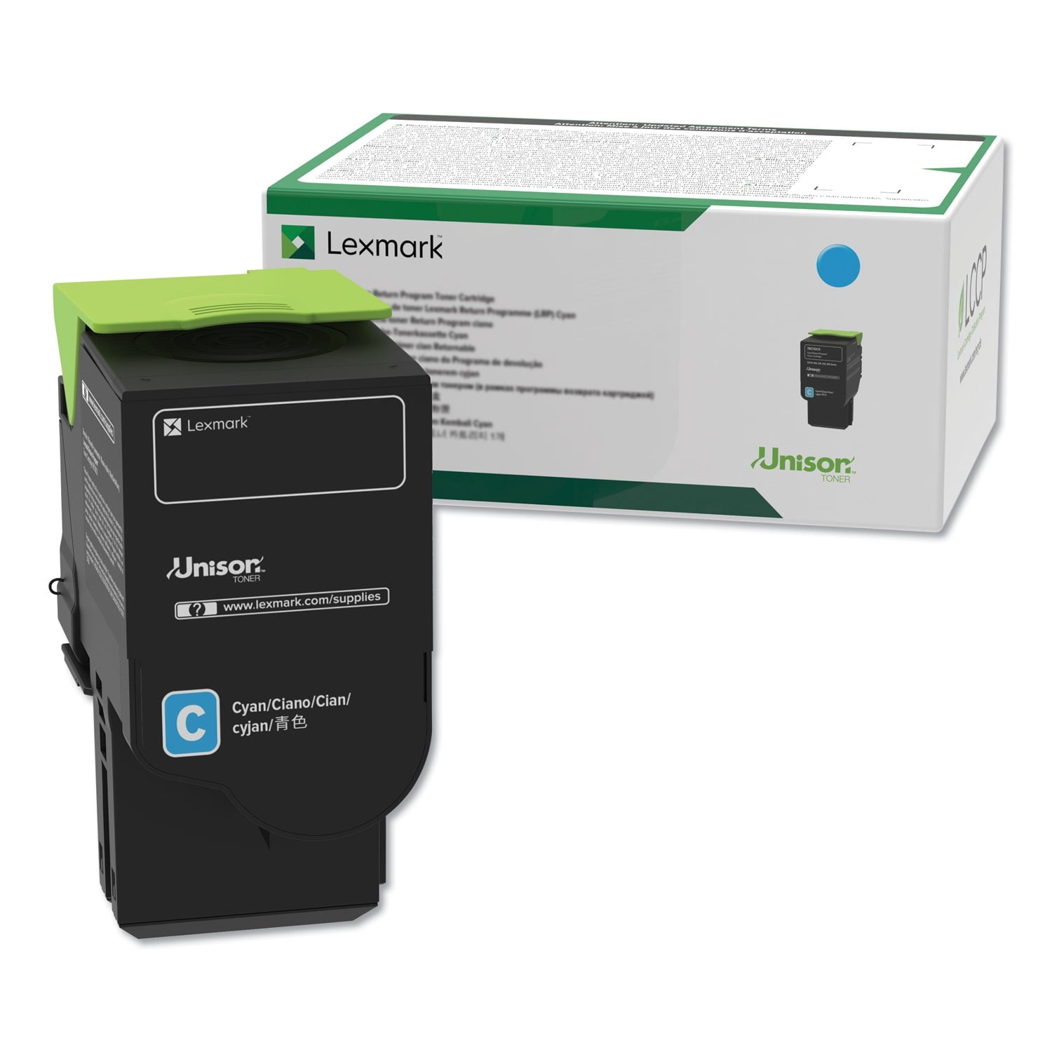 Lexmark Unison Toner Cartridge - Cyan