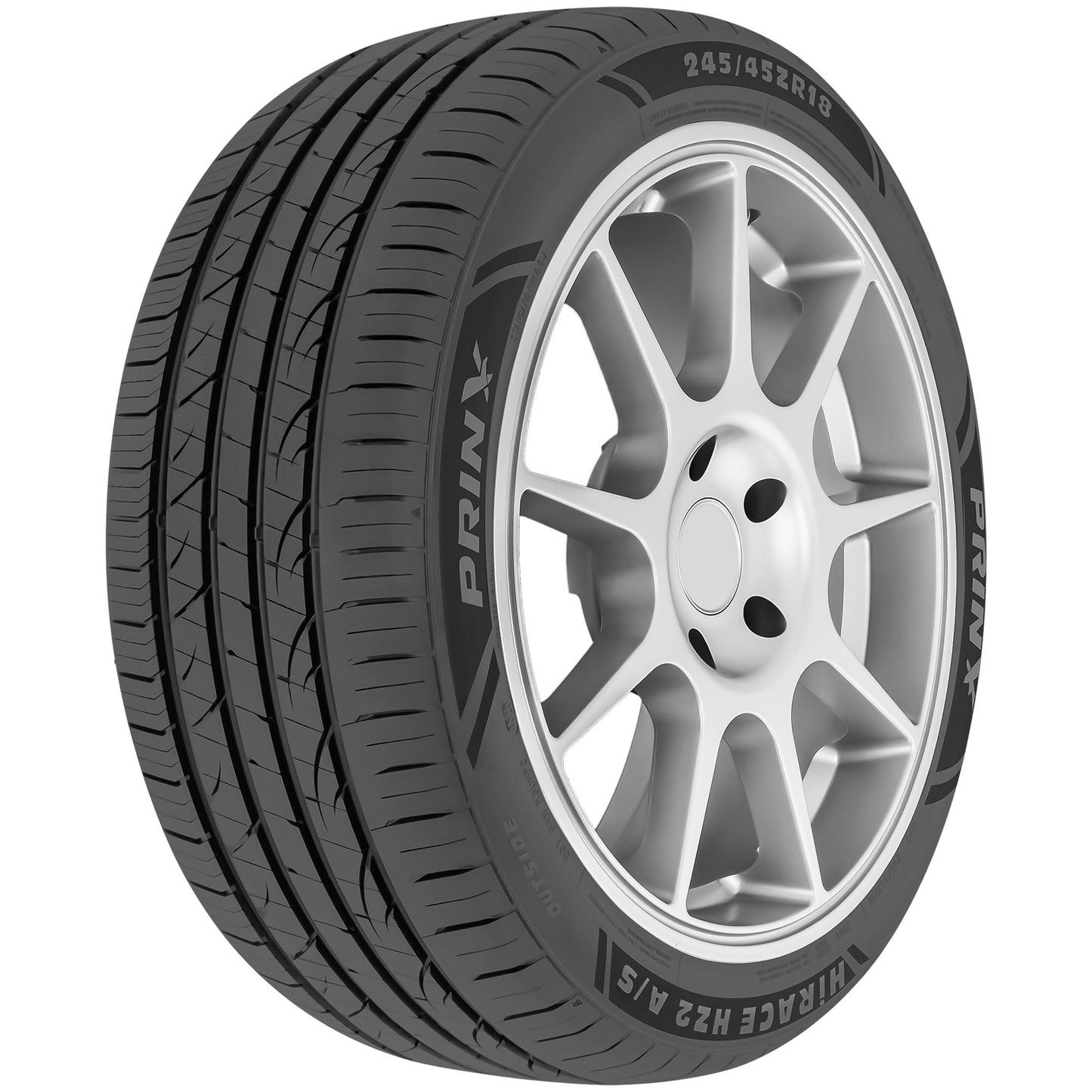 Prinx HiRACE HZ2 A/S UHP All Season 255/40ZR18 99Y XL Passenger Tire