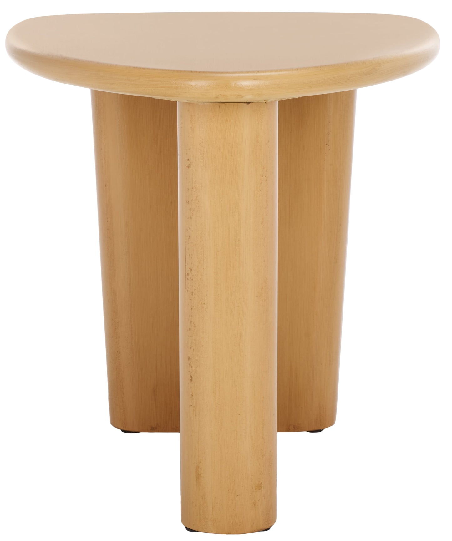 SAFAVIEH Alala Modern Style Natural Wood End Table (25.6 in. W x 20.8 in. D x 20.8 in. H)