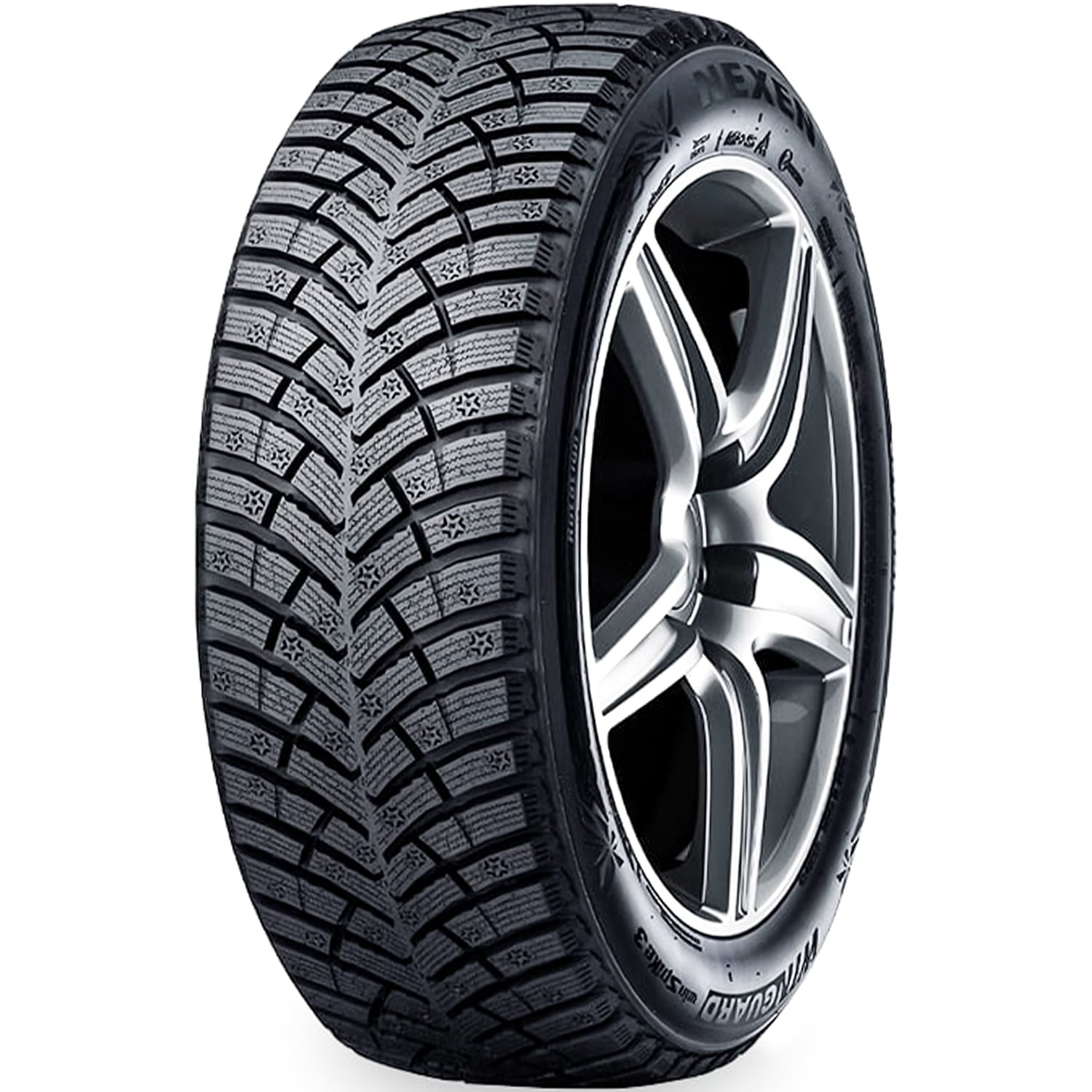Tire Nexen Winguard Winspike 3 215/55R16 97T XL Snow Winter Fits: 2013-18 Ford Focus SE, 2016-18 Honda Civic LX-P