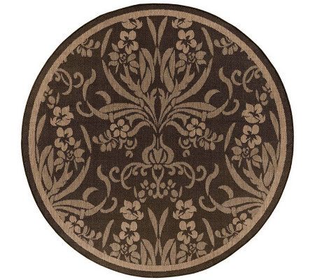 Couristan Recife Cottage Indoor/Outdoor 7'6"Diam Round Rug