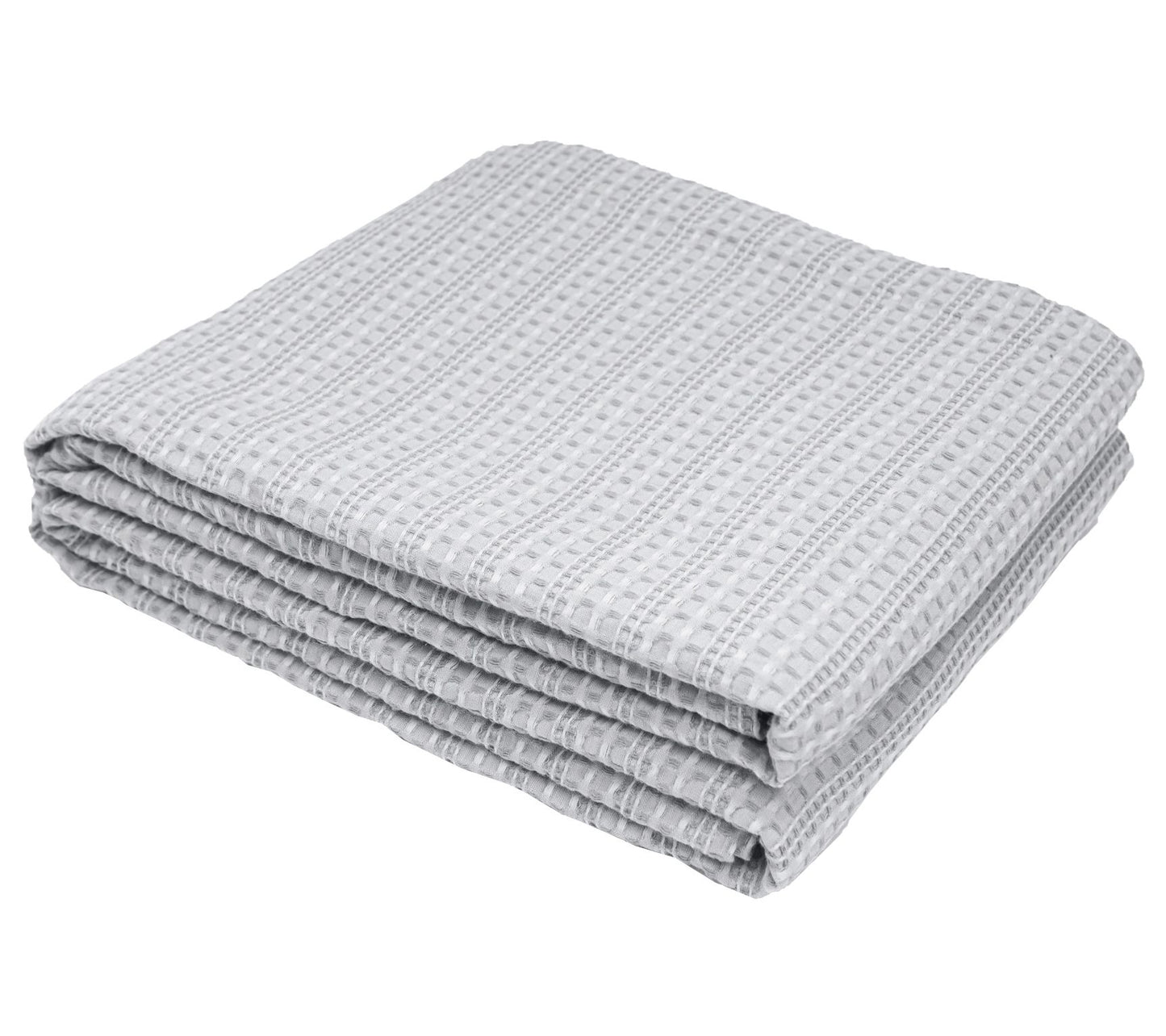 Waffle Gray King Blanket by Valerie