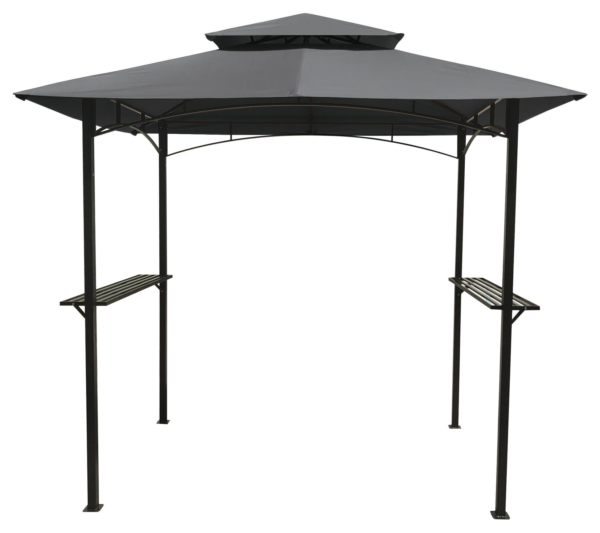 Backyard Expressions 8' x 5' BBQ Grilling Gazebo w/ LED Lights
