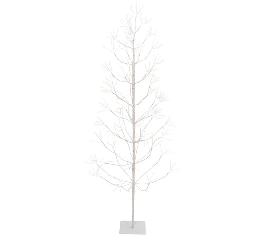 72-Inch Tall White Birch Tree with LED Lights by Gerson Co