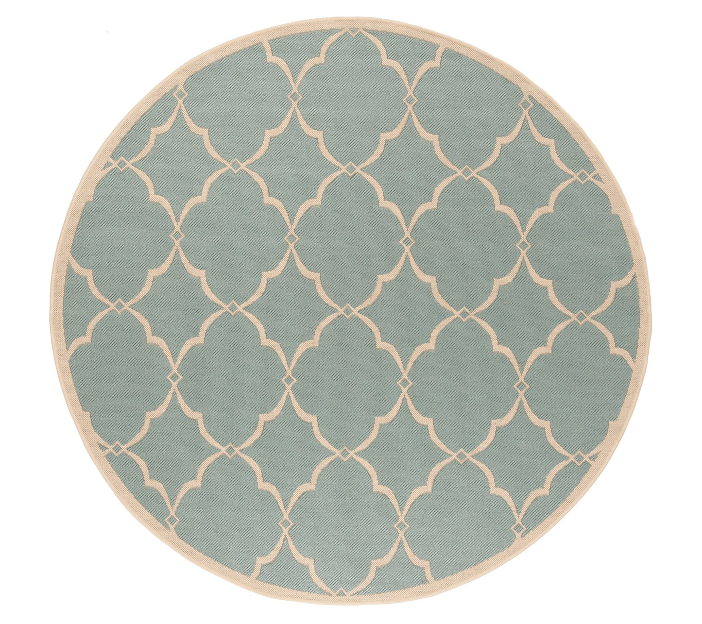 Beach House 125 Col. 6'7" x 6'7" Outdoor Rug by Valerie