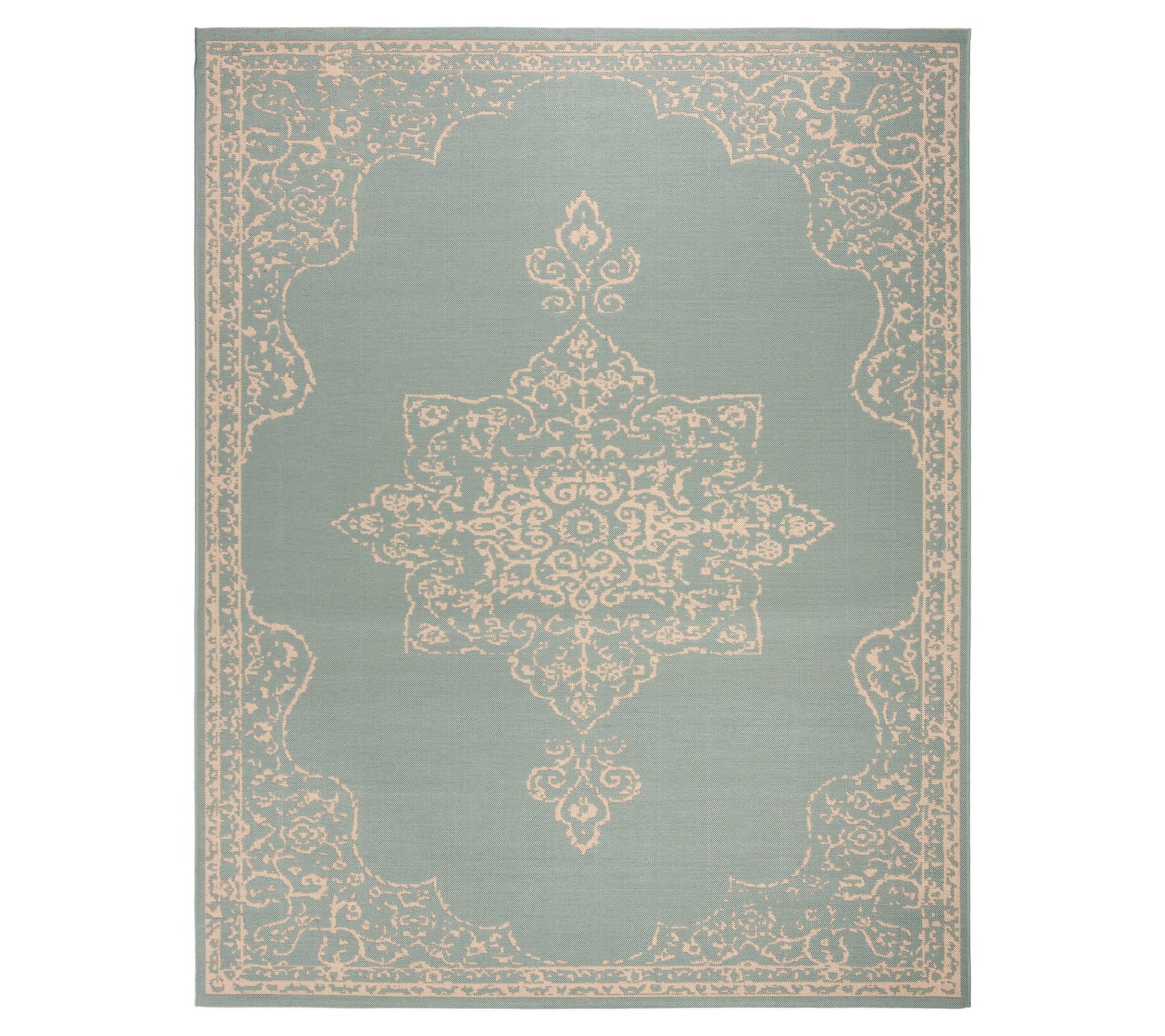 Beach House 180 Collection 8' x 10' Outdoor Rugby Valerie