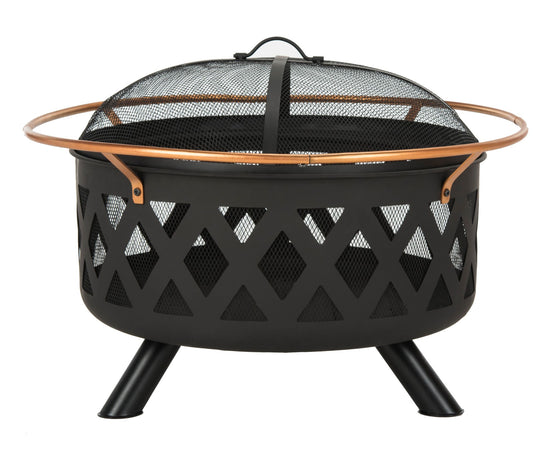 Bryce Round Fire Pit by Safavieh