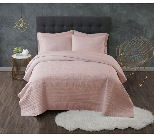 Truly Calm Antimicrobial King Quilt Set