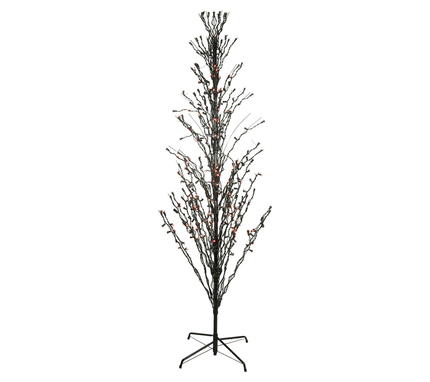 Northlight 4' Pre-Lit Cascade Halloween Twig Tr ee w/Lights