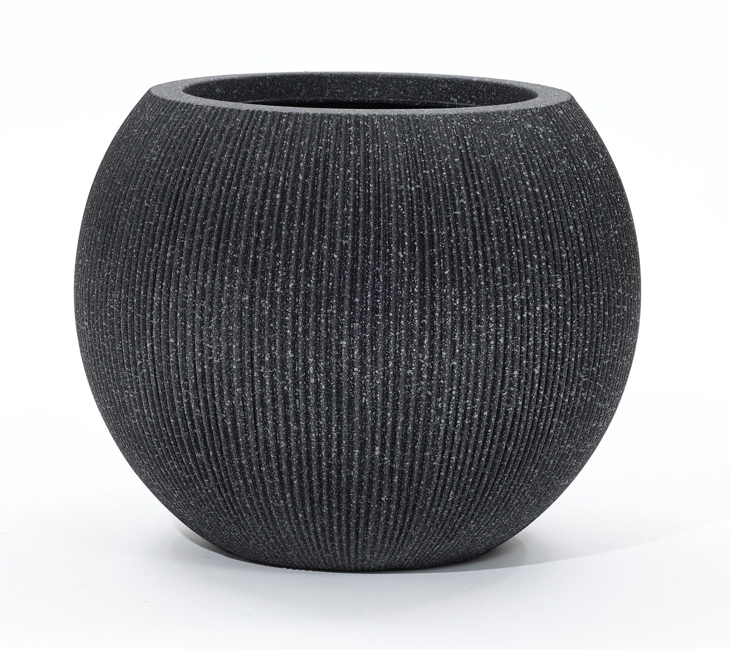 LuxenHome Mediterranean 14.6" Round Bowl Plastic Planter