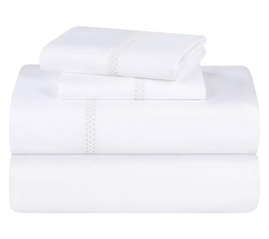 Superior Riverton Cotton Embroidered Sheet Set, King
