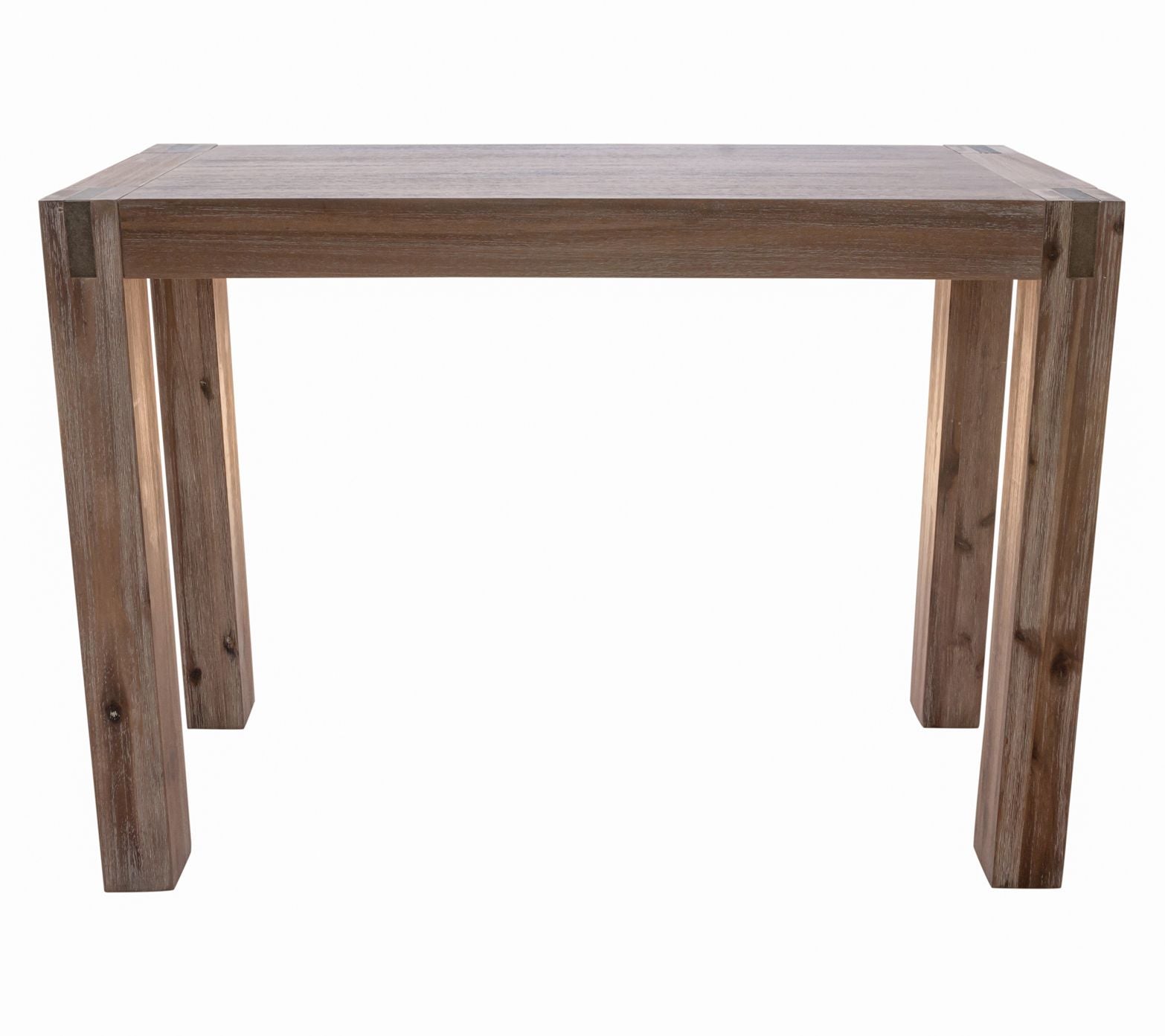Alaterre Furniture Woodstock Console Table withBronze-Finish