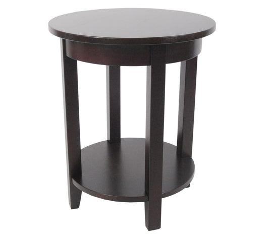 Alaterre Furniture Shaker Cottage Round Versatile End Table