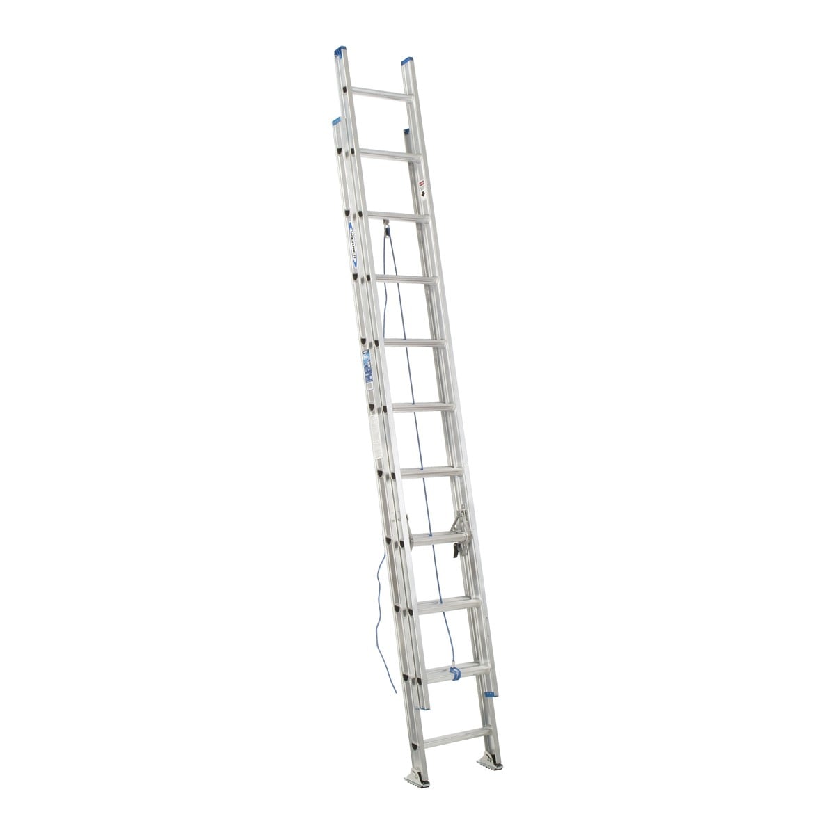 Werner D1300-2 20-ft Aluminum Type 1-250-lb Load Capacity Extension Ladder D1320-2