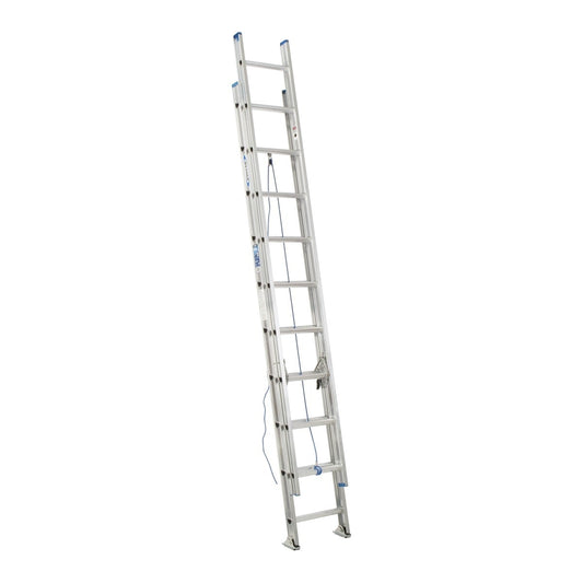 Werner D1300-2 20-ft Aluminum Type 1-250-lb Load Capacity Extension Ladder D1320-2