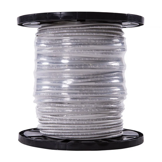 Southwire SIMpull 500-ft 6-AWG White Stranded Copper Thhn Wire (By-the-roll) 20494145