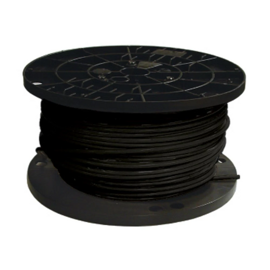 Southwire SIMpull 500-ft 8-AWG Black Stranded Copper Thhn Wire (By-the-roll) 20488345