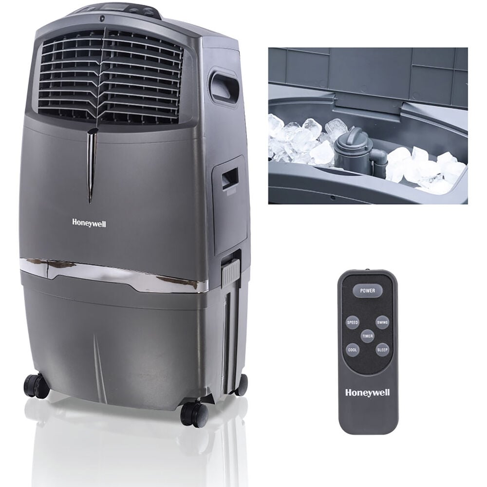 Honeywell 525-CFM 3-Speed Indoor Portable Evaporative Cooler for 491-sq ft (Motor Included) CL30XC