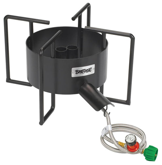 Bayou Classic 2-Burners Propane 20-lb Cylinder Manual Brass Jet Cooker SP40