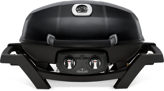 NAPOLEON TravelQ PRO 285-Sq in Black Portable Natural Gas Grill PRO285N-BK