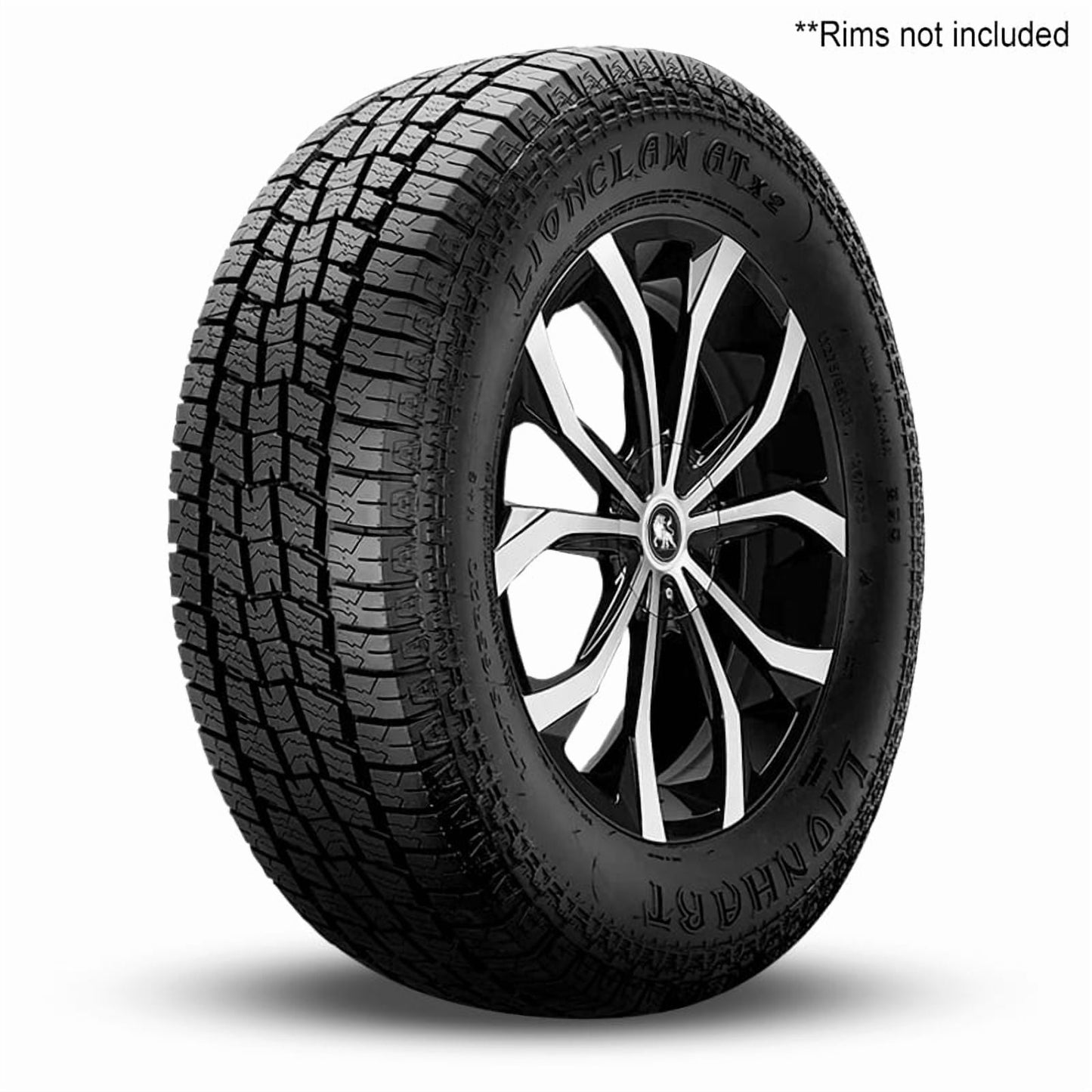 1 LionHart Lionclaw ATX2 275/55R20 113T All Terrain [40000 Mi Mileage Warranty] LHSTATX2055010 / 275/55/20 / 2755520