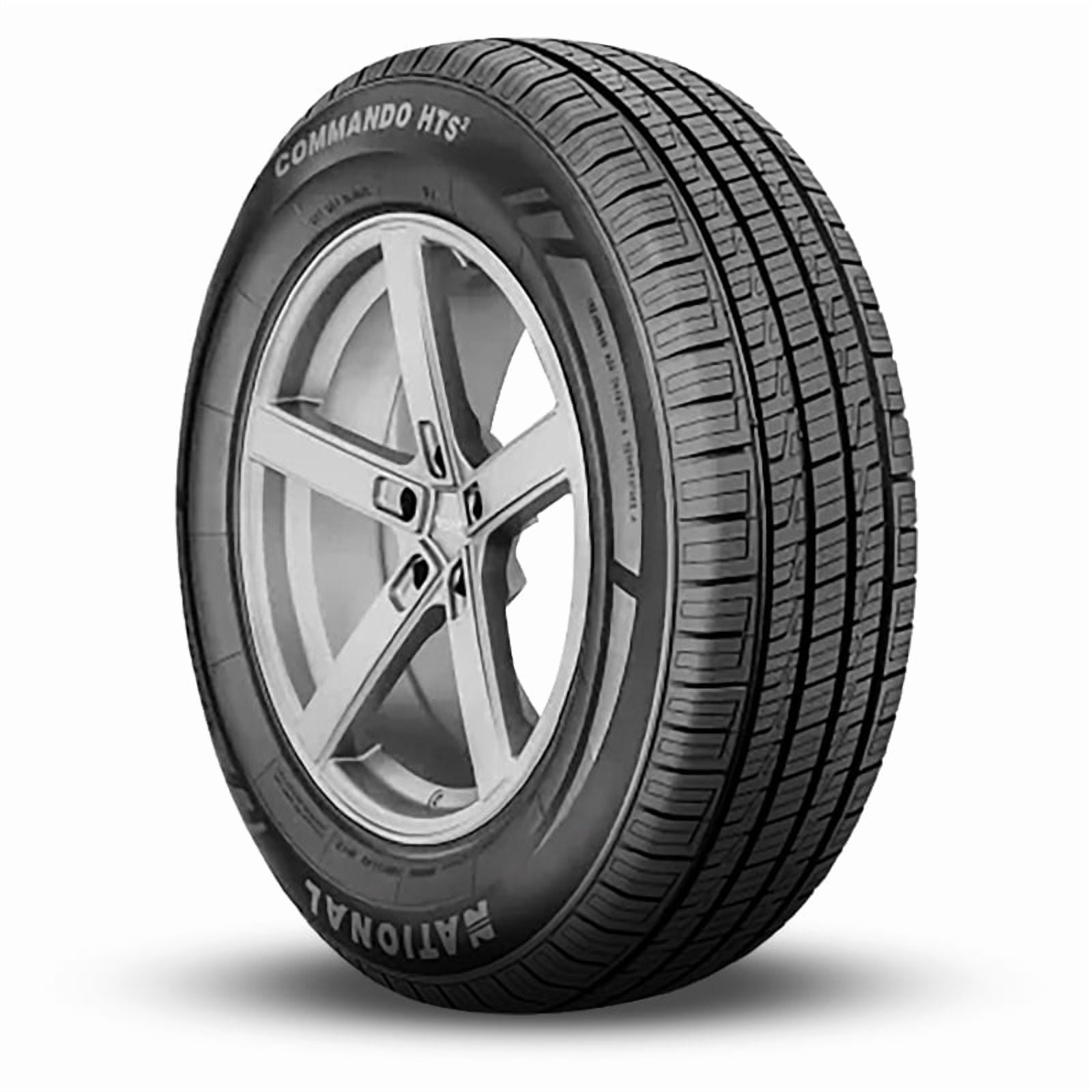 1 National Commando HTS 2 285/45R22 114H XL Highway Traction All Season 600AAA NCT31 / 285/45/22 / 2854522