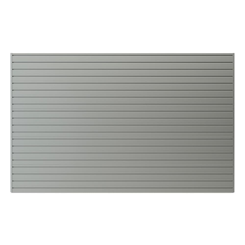 Flow Wall Flow Wall 6 -Piece 72-in Silver PVC Multipurpose Wall panel