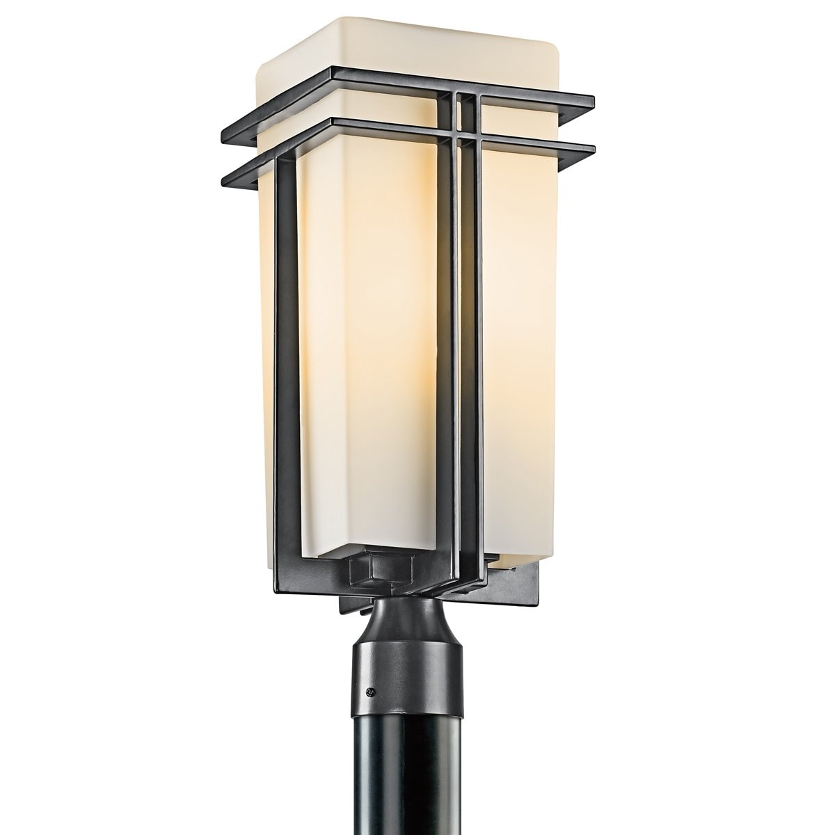 Kichler Tremillo 20.0000-in Black Modern/contemporary Outdoor Light post lantern 1253604